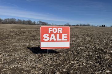 Farmland for sale in late winter, early spring